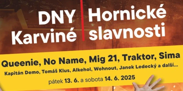 Hornické slavnosti 2025 a&nbsp;Dny Karviné