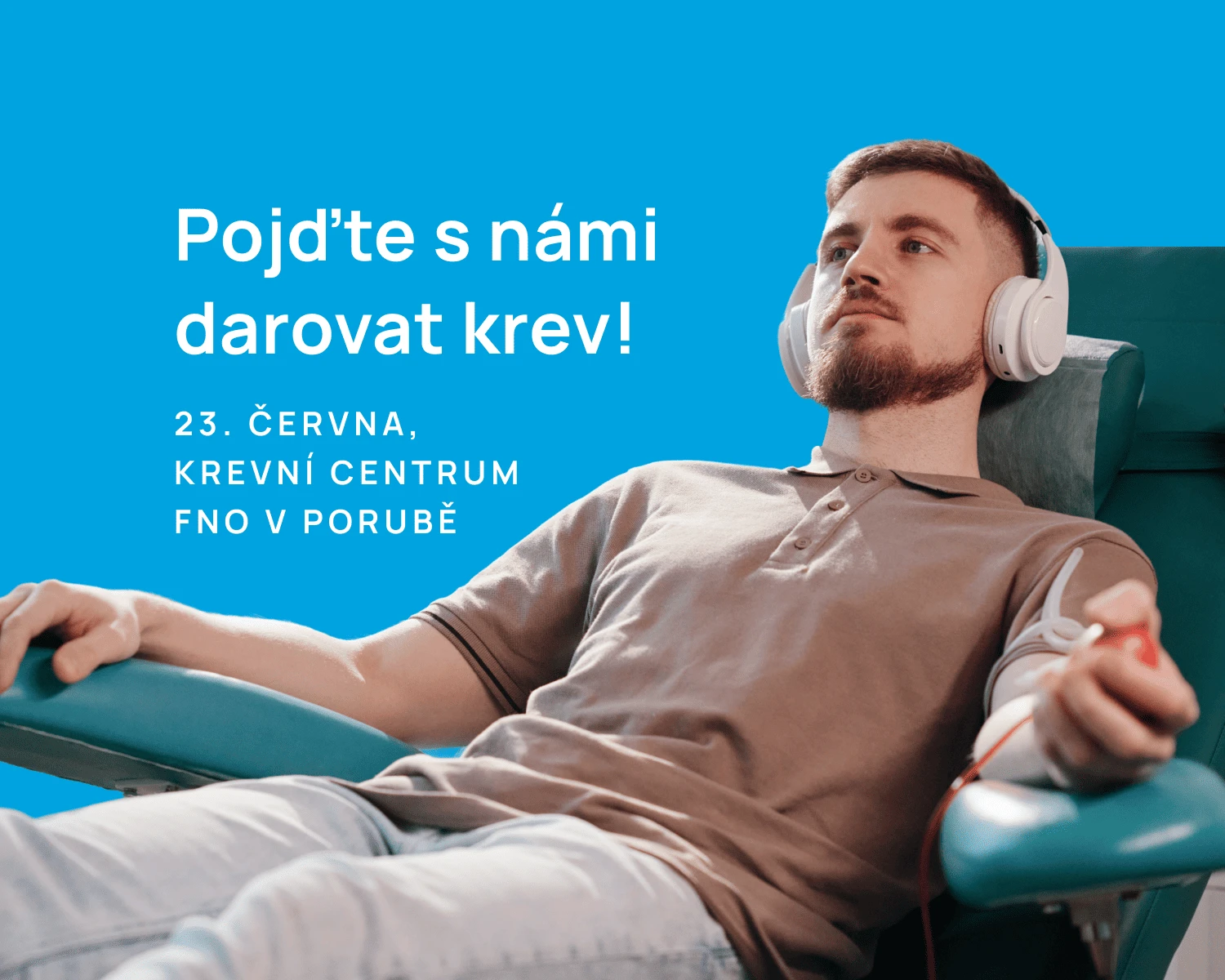 Pojďte s&nbsp;námi 23.6. darovat krev!